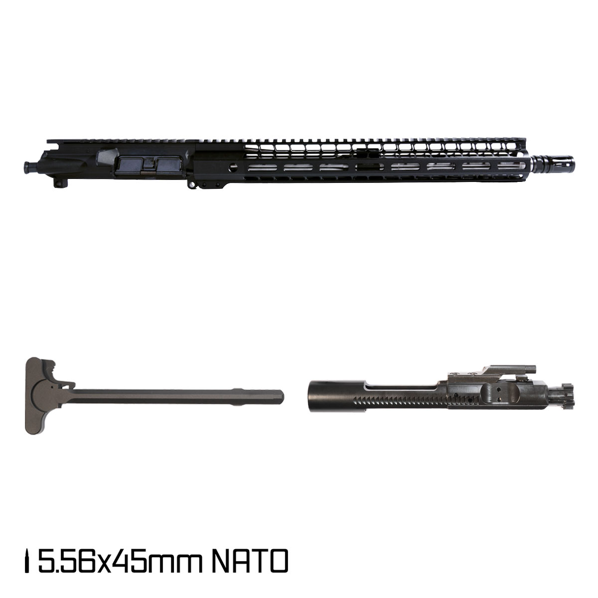 Davidson Defense True Grit IV 16-inch Carbine-Gas 1:8 5.56 NATO AR-15 Freefloat M-Lok Handguard Rifle Complete Upper Build