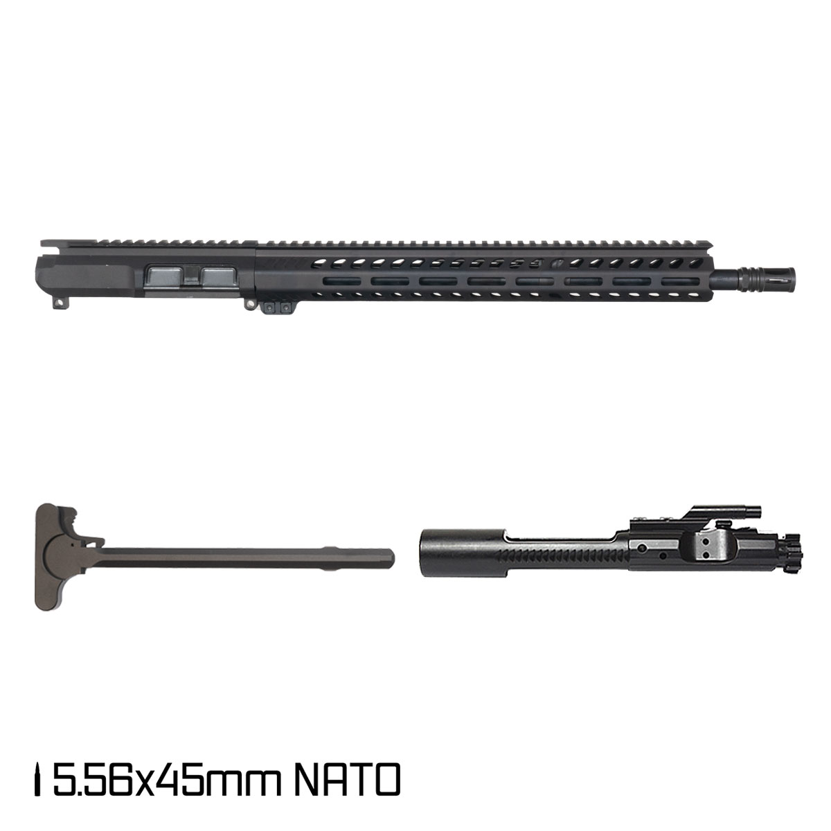 Davidson Defense Cutlass 16.5-inch Mid-Gas 1:7 5.56 NATO AR-15 Freefloat M-Lok Handguard Rifle Complete Upper Build