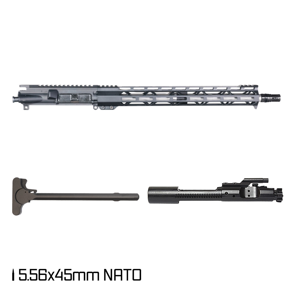 Davidson Defense Dragon’s Bane 16-inch AR-15 5.56 NATO Rifle Complete Upper Build, Plan B A7 Flash Hider