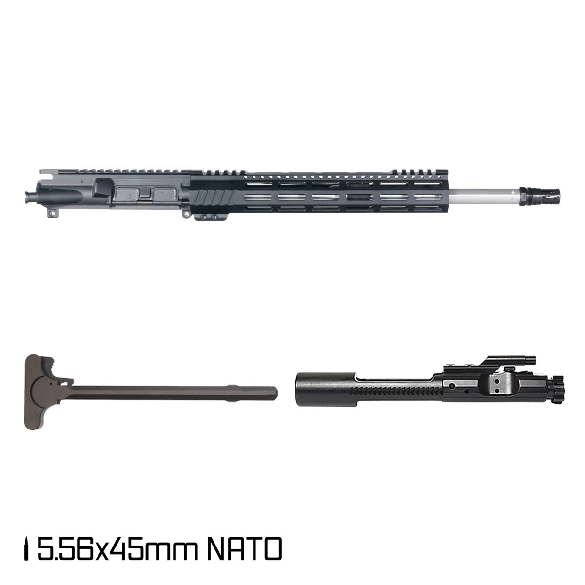 Davidson Defense Aegis Lightweight 16-inch Carbine-Gas 1:8 5.56 NATO AR-15 Freefloat M-Lok Handguard Rifle Complete Upper Build, Plan B A7 Flash Hider
