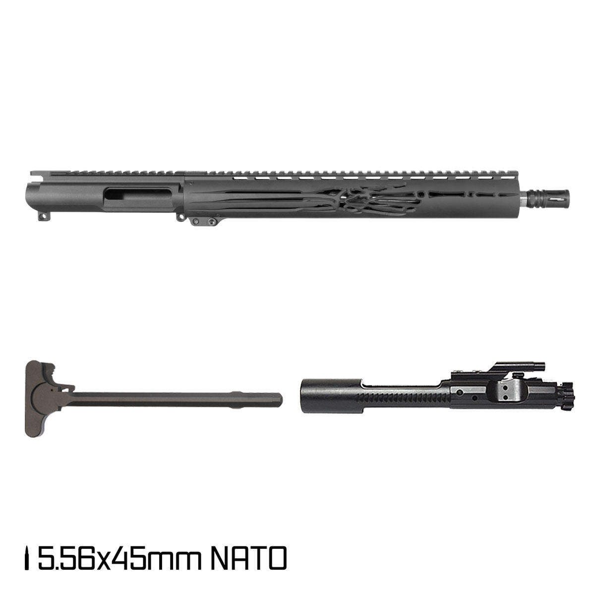 Davidson Defense Undertaker 16-inch Carbine-Gas 1:8 5.56 NATO AR-15 Freefloat M-Lok Handguard Rifle Complete Upper Build