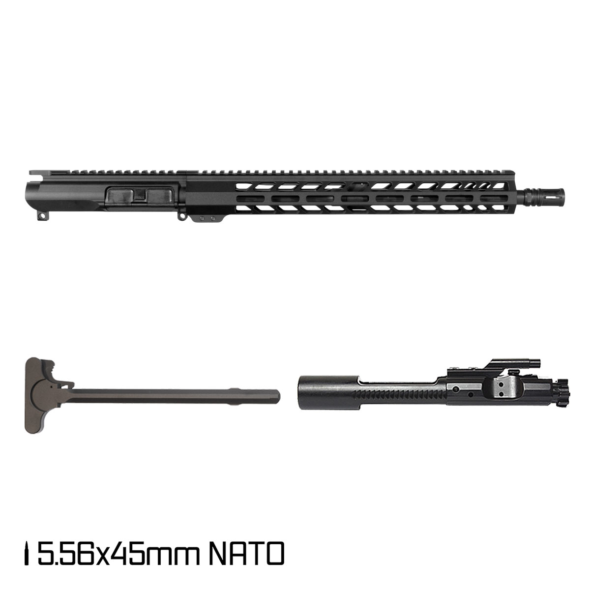 Davidson Defense Ronin 16-inch Carbine-Gas 1:8 5.56 NATO AR-15 M-Lok Handguard Rifle Complete Upper Build