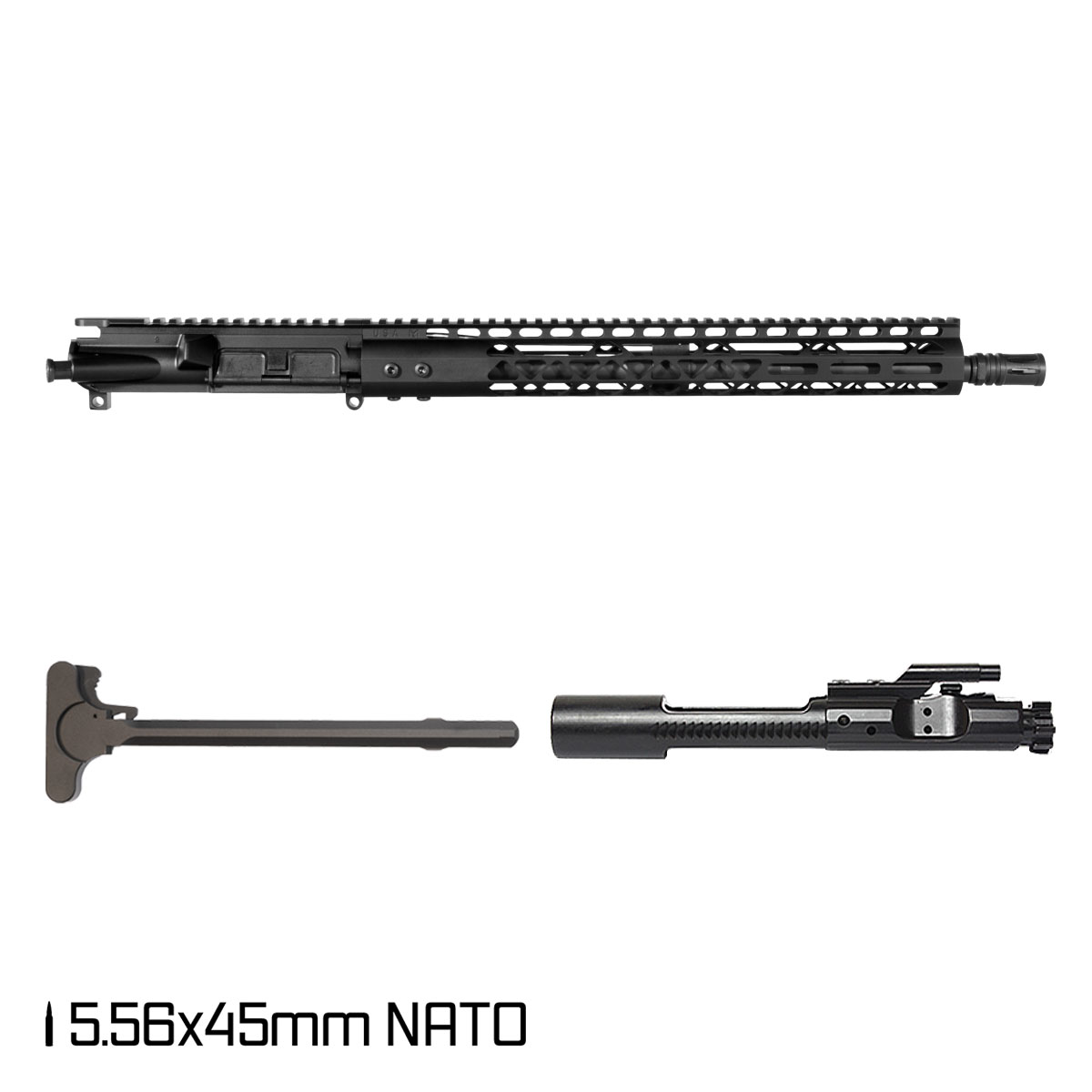 Davidson Defense Phorcys 16-inch Carbine-Gas 1:8 5.56 NATO AR-15 M-Lok Rifle Complete Upper Build