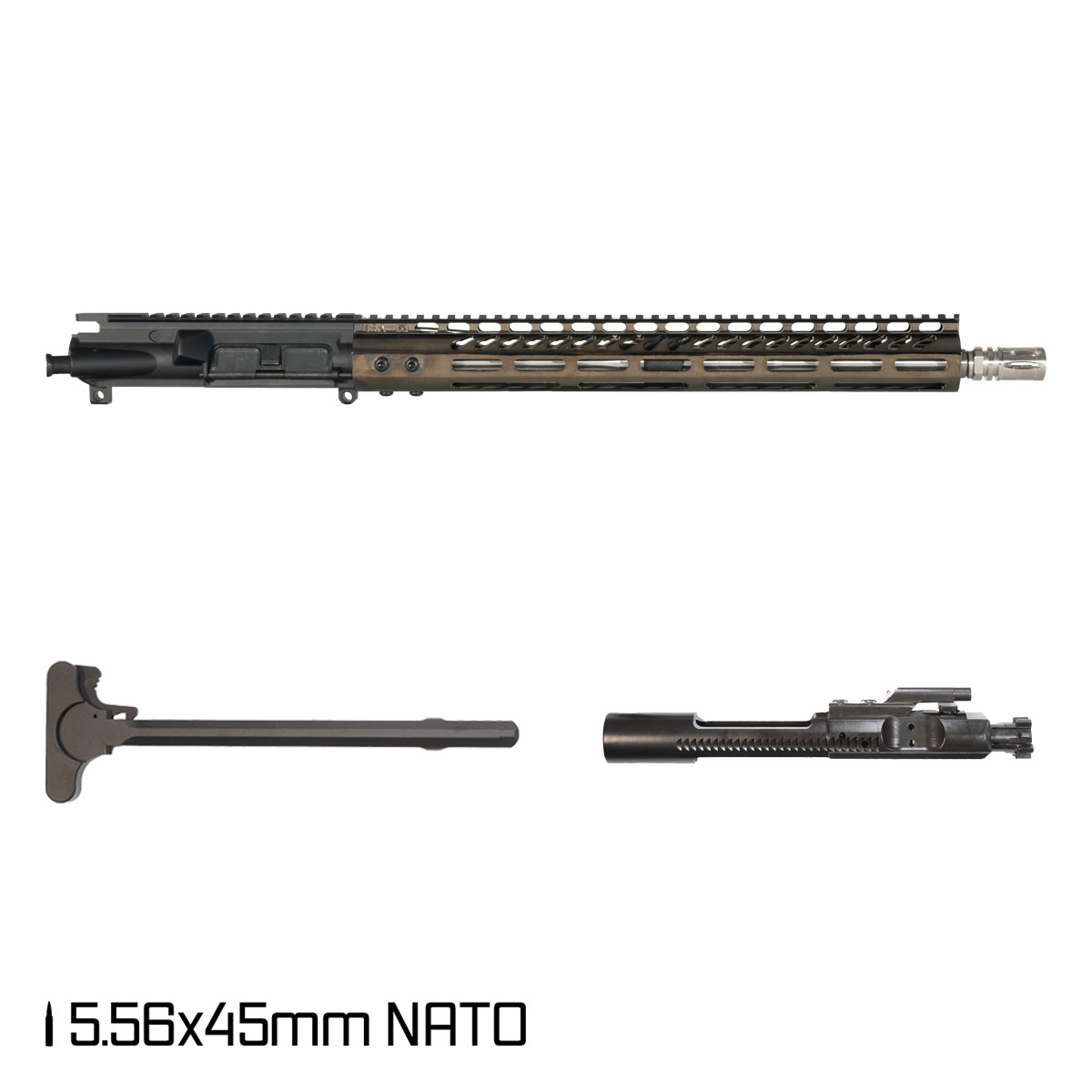 Davidson Defense Chromium 16-inch Carbine-Gas 1:8 5.56 NATO AR-15 M-Lok Rifle Complete Upper Build