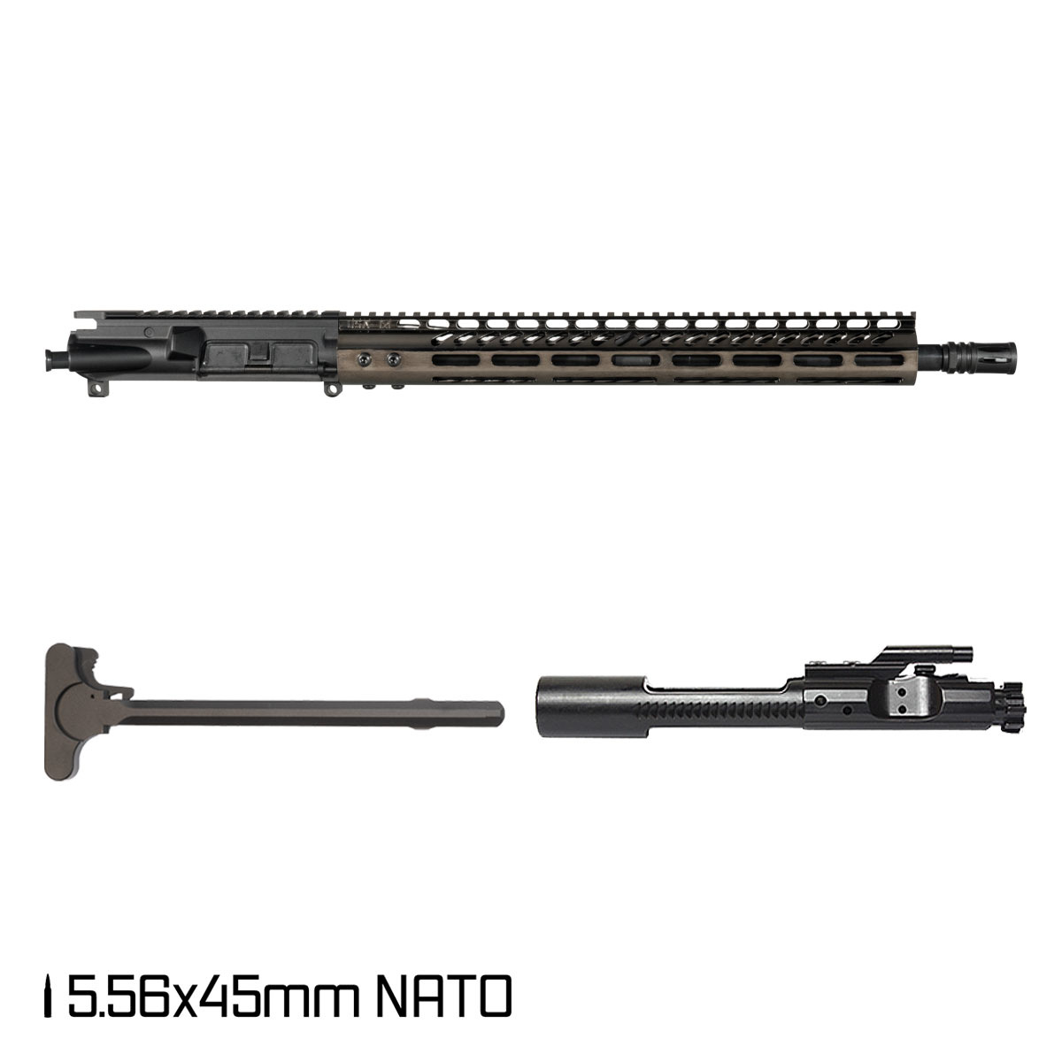 Davidson Defense Midnight 16-inch Carbine-Gas 1:7 5.56 NATO AR-15 M-Lok Rifle Complete Upper Build