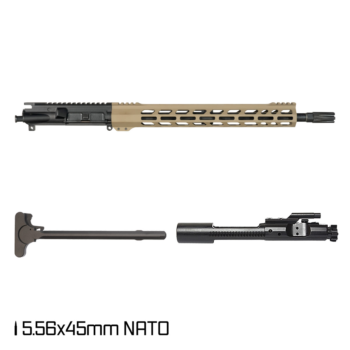 Davidson Defense Sandstorm 16-inch Carbine-Gas 1:7 5.56 NATO AR-15 M-Lok Rifle Complete Upper Build
