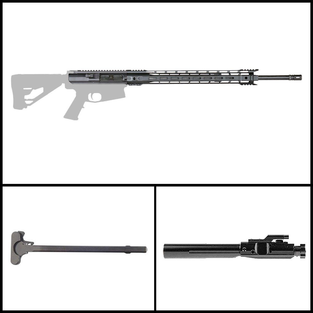 Davidson Defense 'Steady Aim' 24-inch LR-308 6.5 Creedmoor Nitride Rifle Complete Upper Build