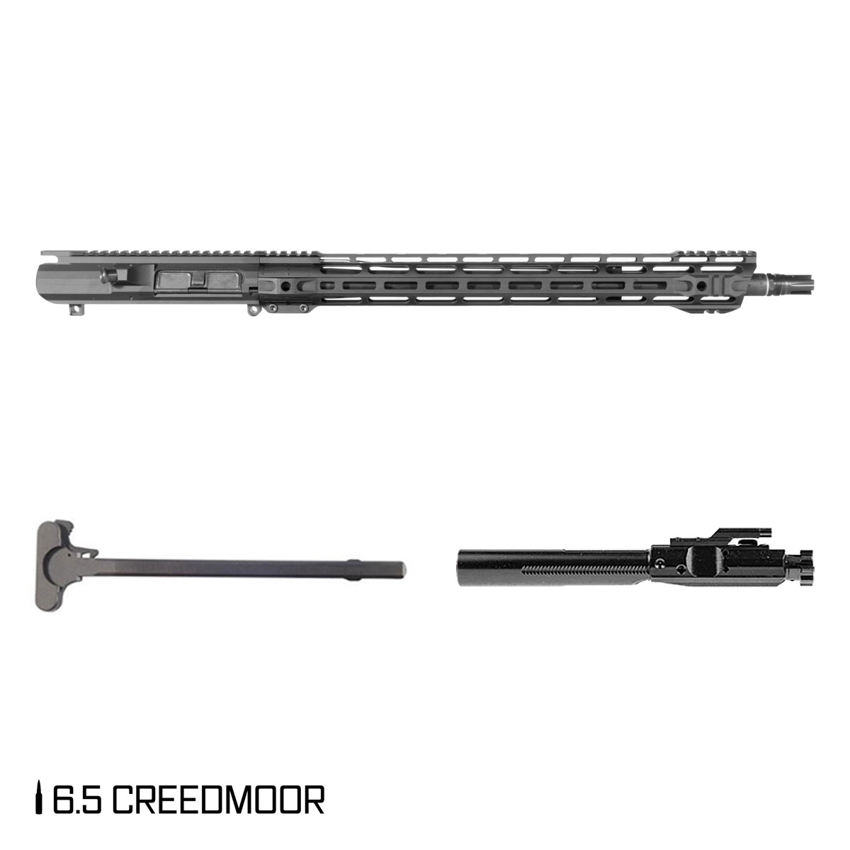 Davidson Defense Creedmoorite 20-inch Rifle-Gas 1:8 6.5 Creedmoor AR-10 Freefloat M-Lok Handguard Rifle Complete Upper Build