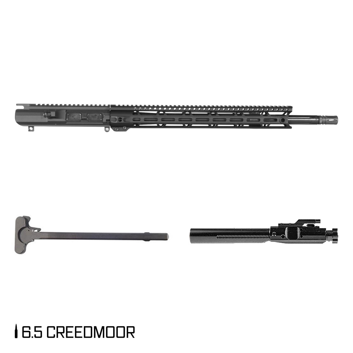 Davidson Defense Colossal 20-inch Rifle-Gas 1:8 6.5 Creedmoor AR-10 Freefloat M-Lok Handguard Rifle Complete Upper Build