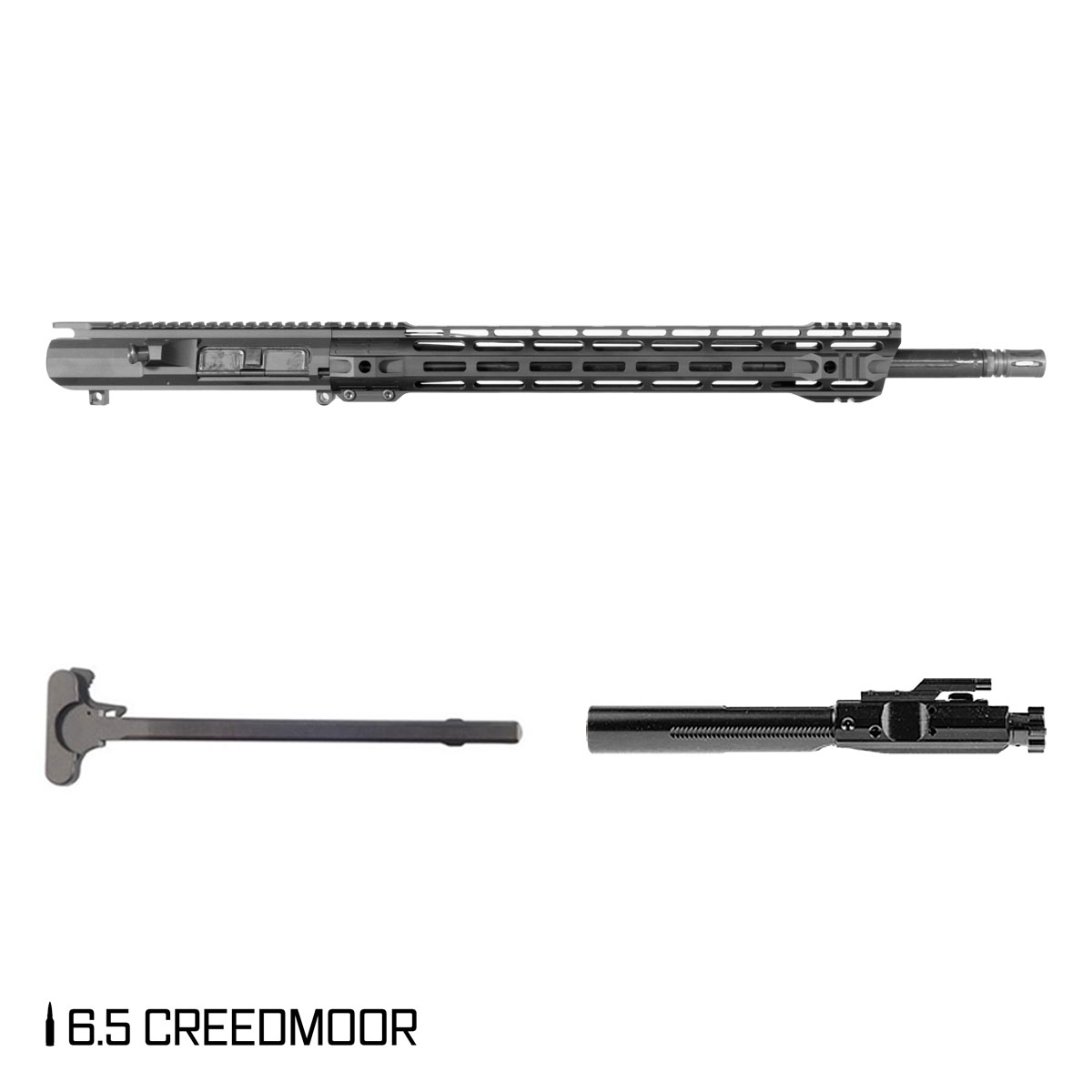 Davidson Defense Summer of '65 20-inch Rifle-Gas 1:8 6.5 Creedmoor AR-10 Freefloat M-Lok Handguard Rifle Complete Upper Build