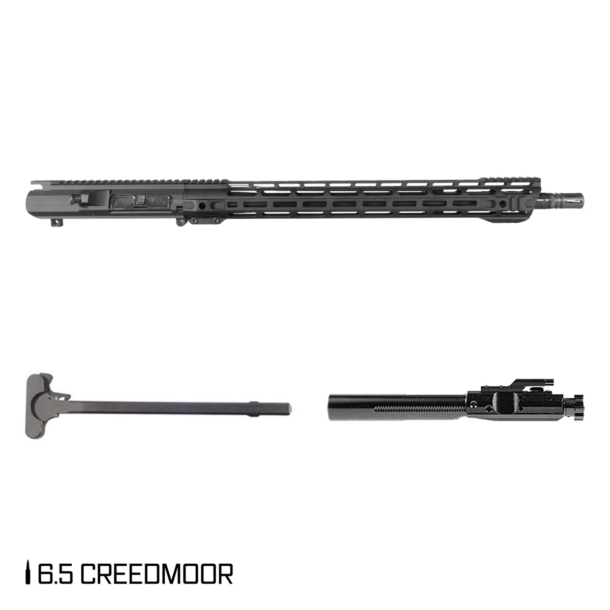Davidson Defense Extended Reach 20-inch Rifle-Gas 1:8 6.5 Creedmoor AR-10 Freefloat M-Lok Handguard Rifle Complete Upper Build