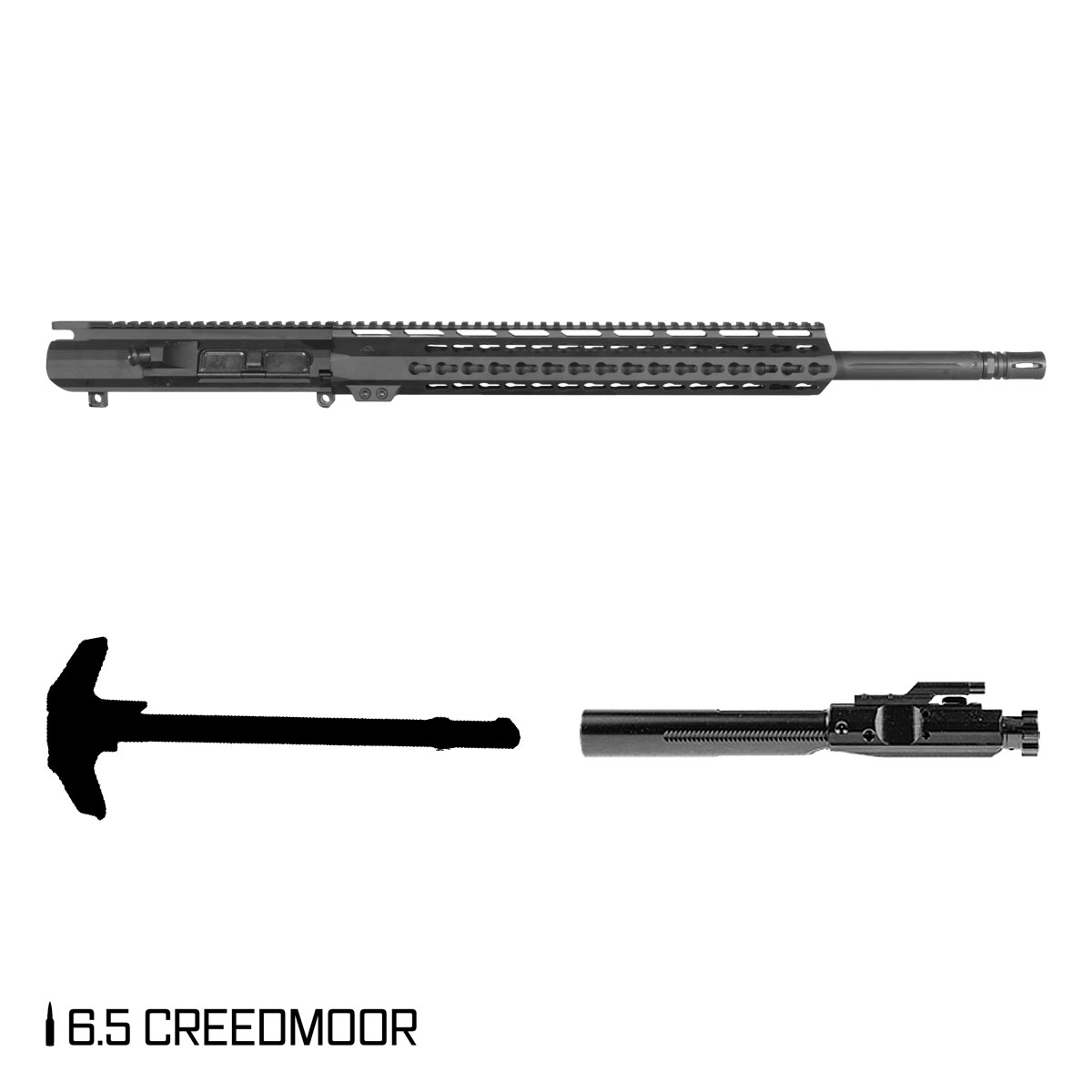 Davidson Defense Watchman 20-inch Rifle-Gas 1:8 6.5 Creedmoor AR-10 Freefloat Keymod Handguard Rifle Complete Upper Build