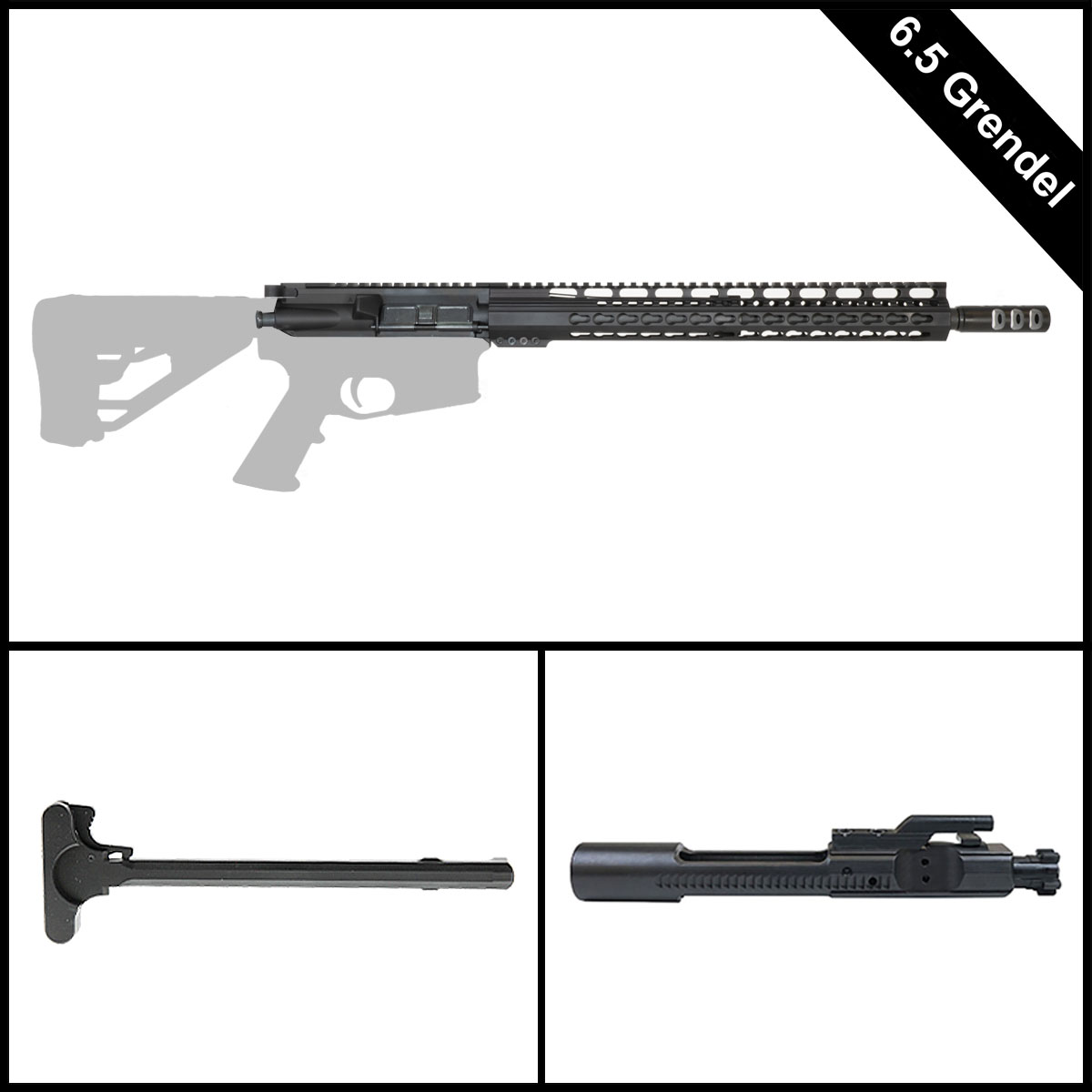 Davidson Defense Gorgoroth 16-inch AR-15 6.5 Grendel Rifle Complete Upper Build