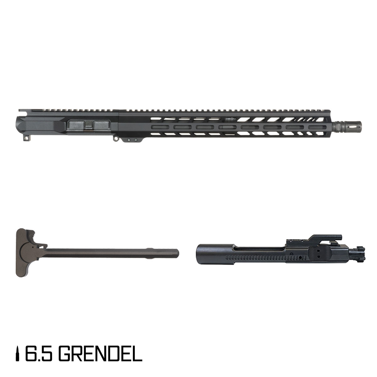 Davidson Defense Ronin Competition 16-inch Carbine-Gas 1:8 6.5 Grendel AR-15 Freefloat M-Lok Handguard Rifle Complete Upper Build