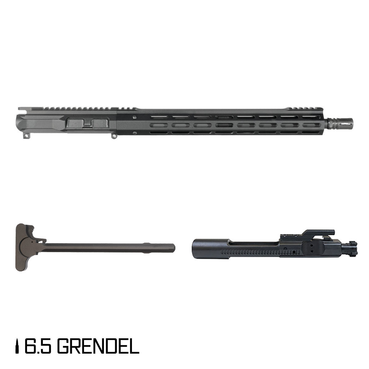 Davidson Defense Ronin Competition 16-inch Carbine-Gas 1:8 6.5 Grendel AR-15 Freefloat M-Lok Handguard Rifle Complete Upper Build