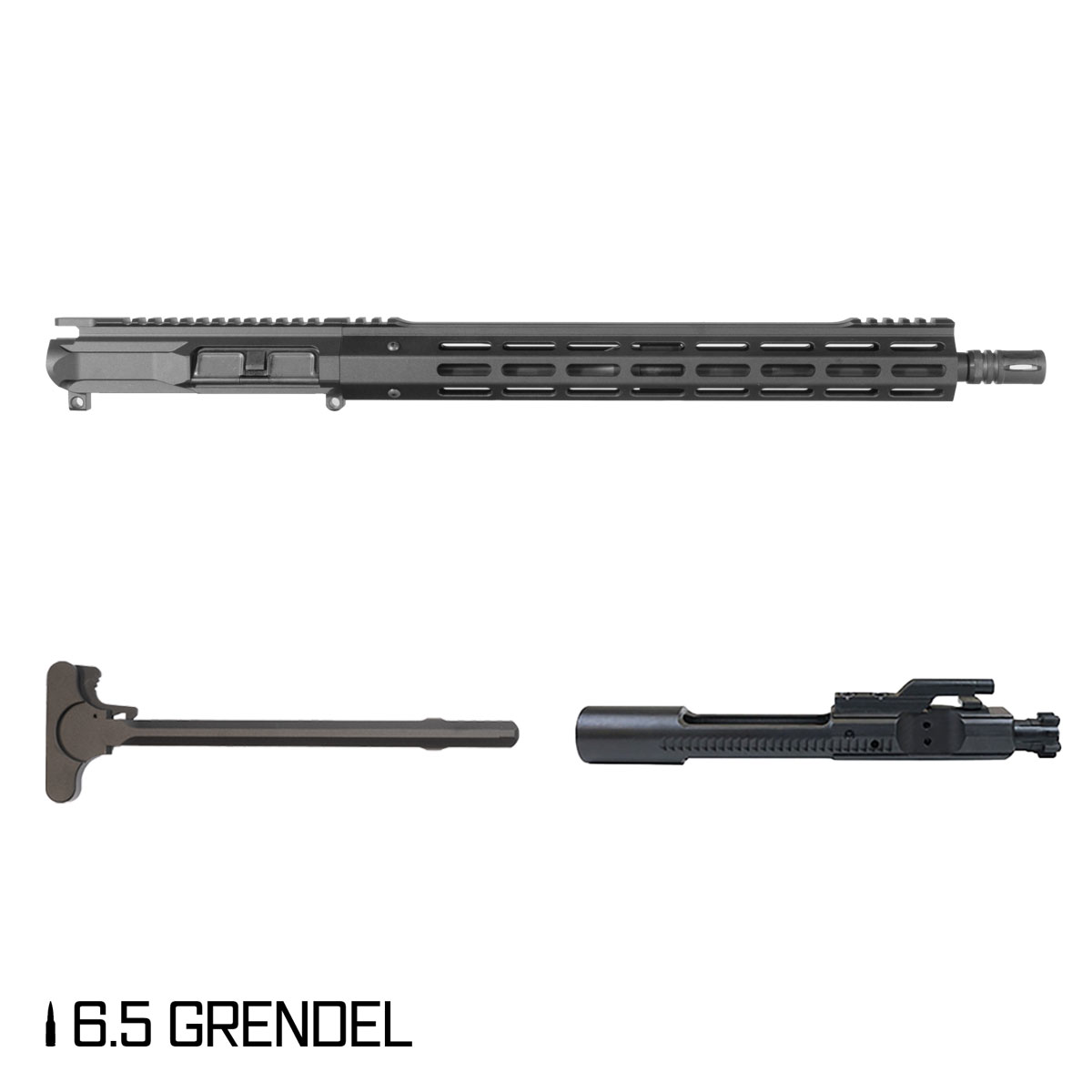 Davidson Defense Ronin Competition 16-inch Carbine-Gas 1:8 6.5 Grendel AR-15 Freefloat M-Lok Handguard Rifle Complete Upper Build