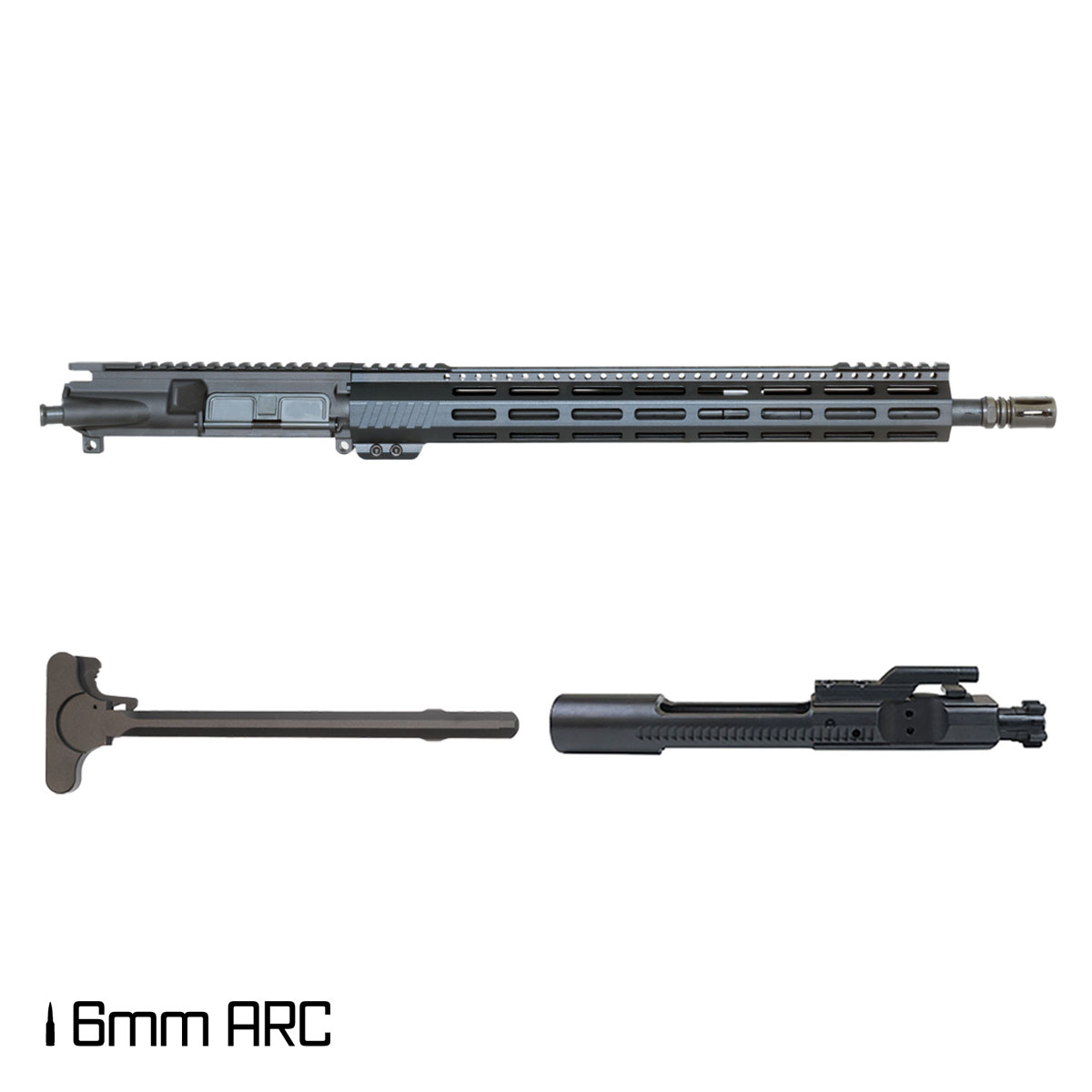 Davidson Defense Aegis Lightweight 16-inch Mid-Gas 1:8 6MM ARC AR-15 Freefloat M-Lok Handguard Rifle Complete Upper Build