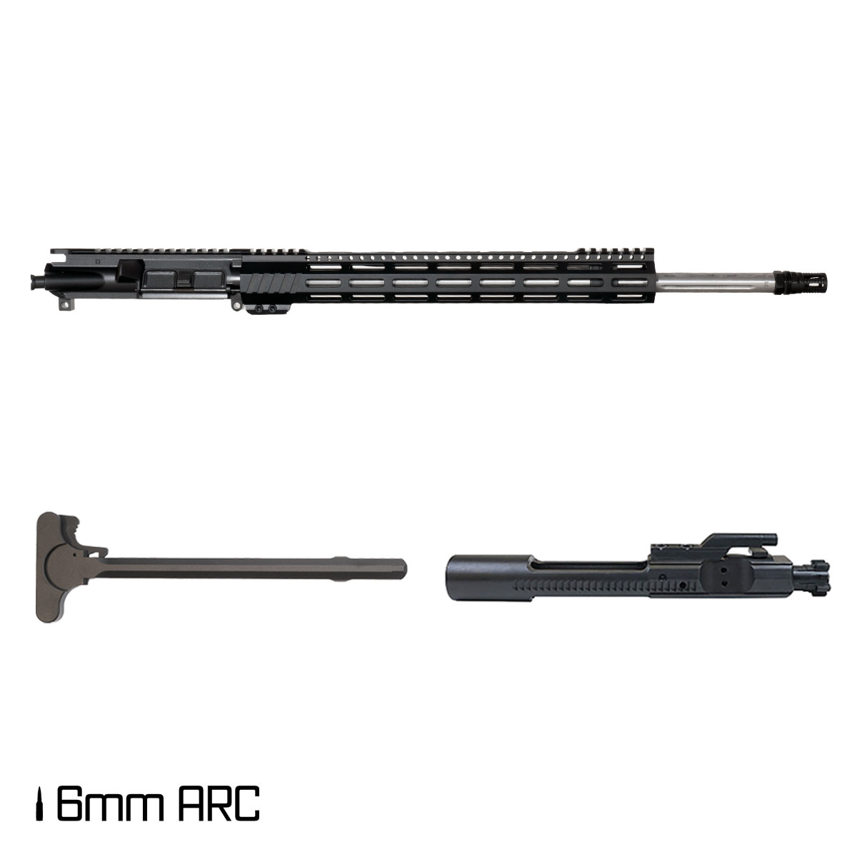 Davidson Defense Aegis Lightweight 20-inch Rifle-Gas 1:8 6MM ARC AR-15 Freefloat M-Lok Handguard Rifle Complete Upper Build, Plan B A7 Flash Hider