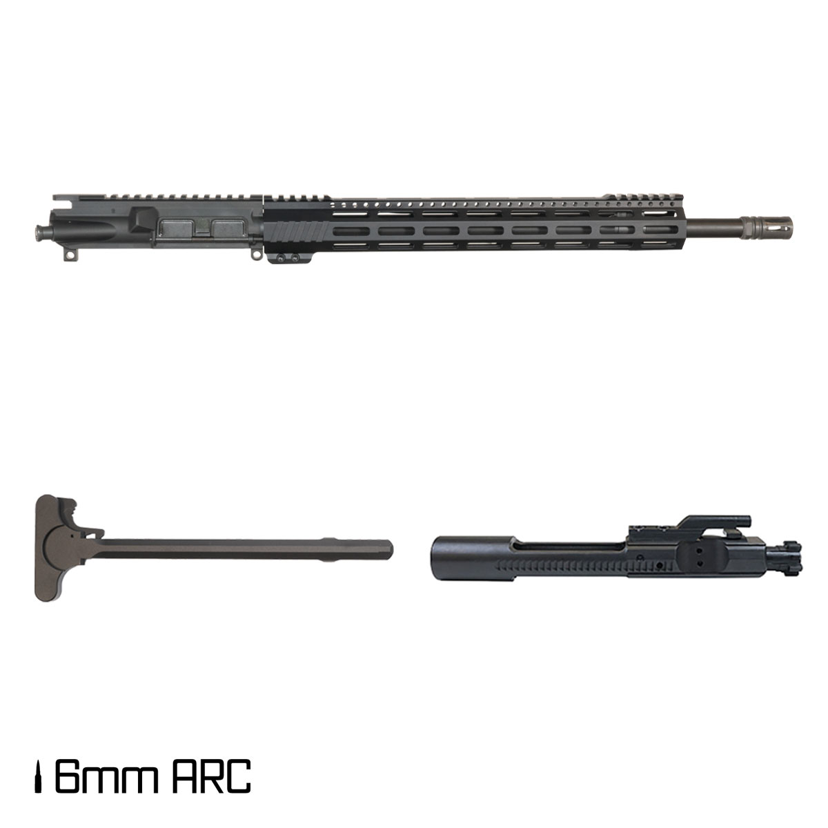 Davidson Defense Aegis Lightweight 18-inch Rifle-Gas 1:7.5 6MM ARC AR-15 Freefloat M-Lok Handguard Rifle Complete Upper Build