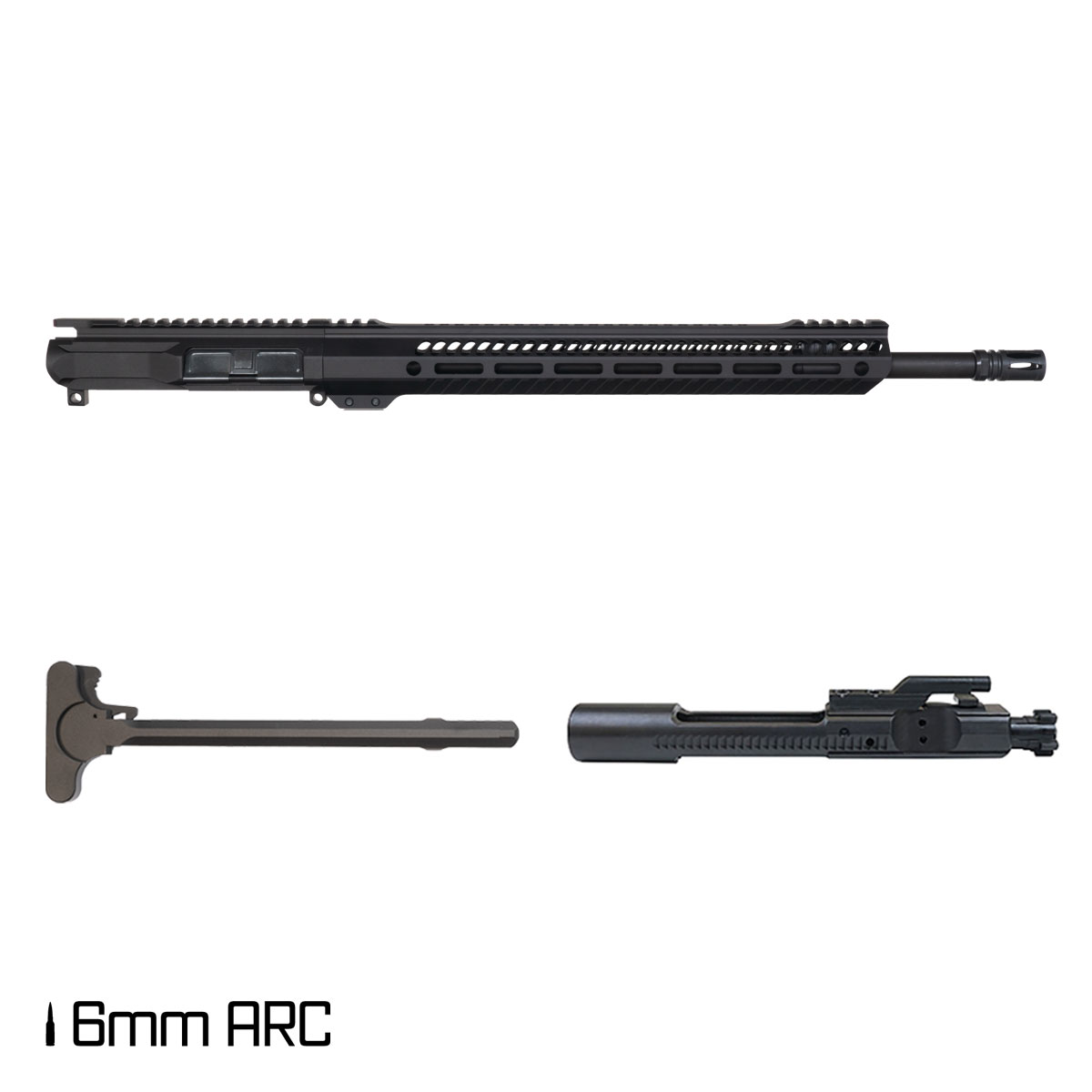 Davidson Defense Ronin Competition 18-inch Rifle-Gas 1:7.5 6MM ARC AR-15 Freefloat M-Lok Handguard Rifle Complete Upper Build