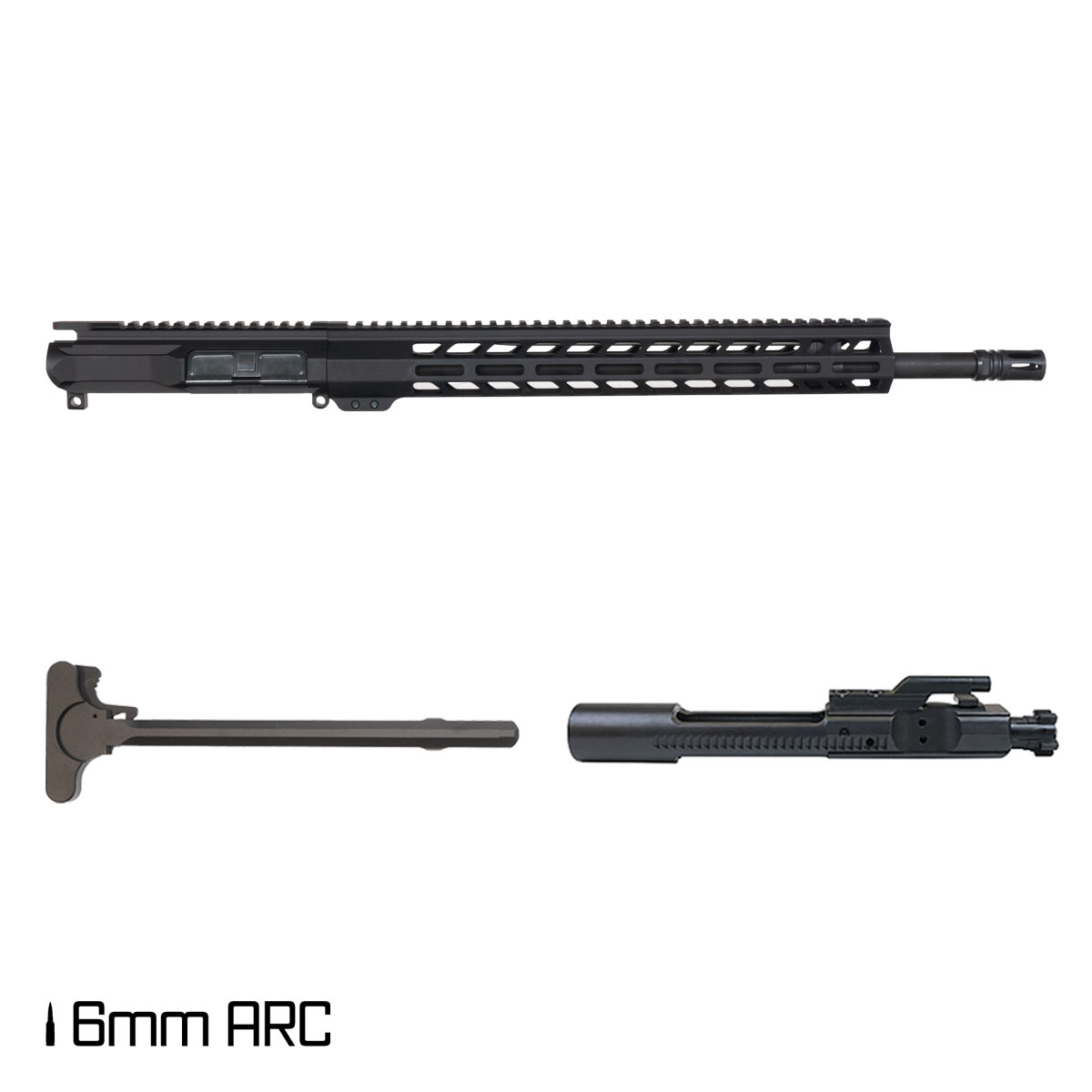 Davidson Defense Ronin 18-inch Rifle-Gas 1:7.5 6MM ARC AR-15 Freefloat M-Lok Handguard Rifle Complete Upper Build