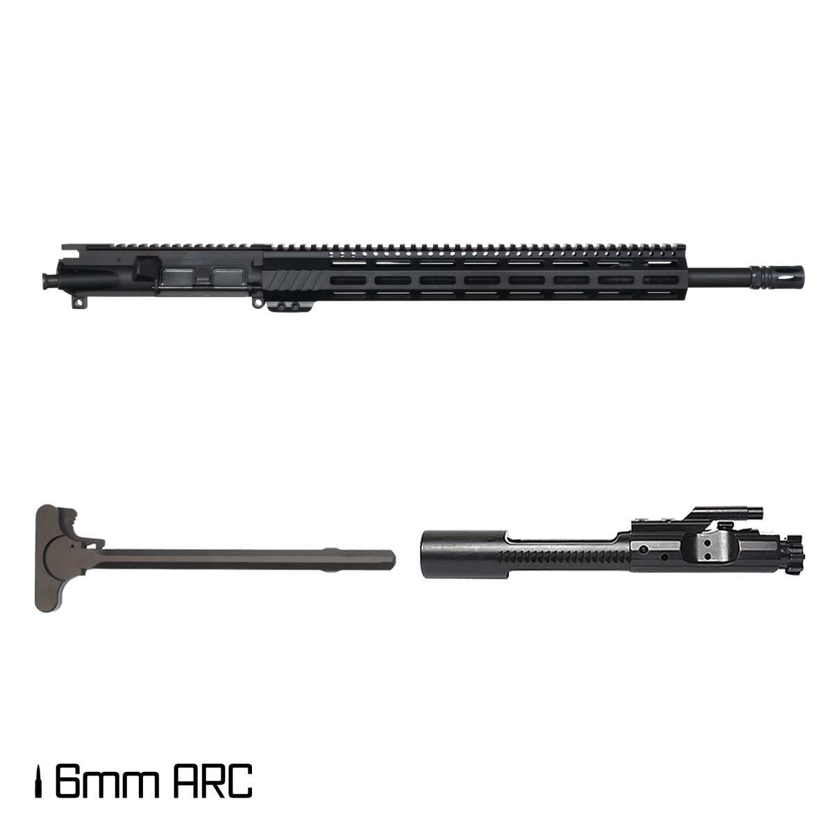 Davidson Defense Aegis 18-inch Rifle-Gas 1:7.5 6MM ARC AR-15 Freefloat M-Lok Handguard Rifle Complete Upper Build