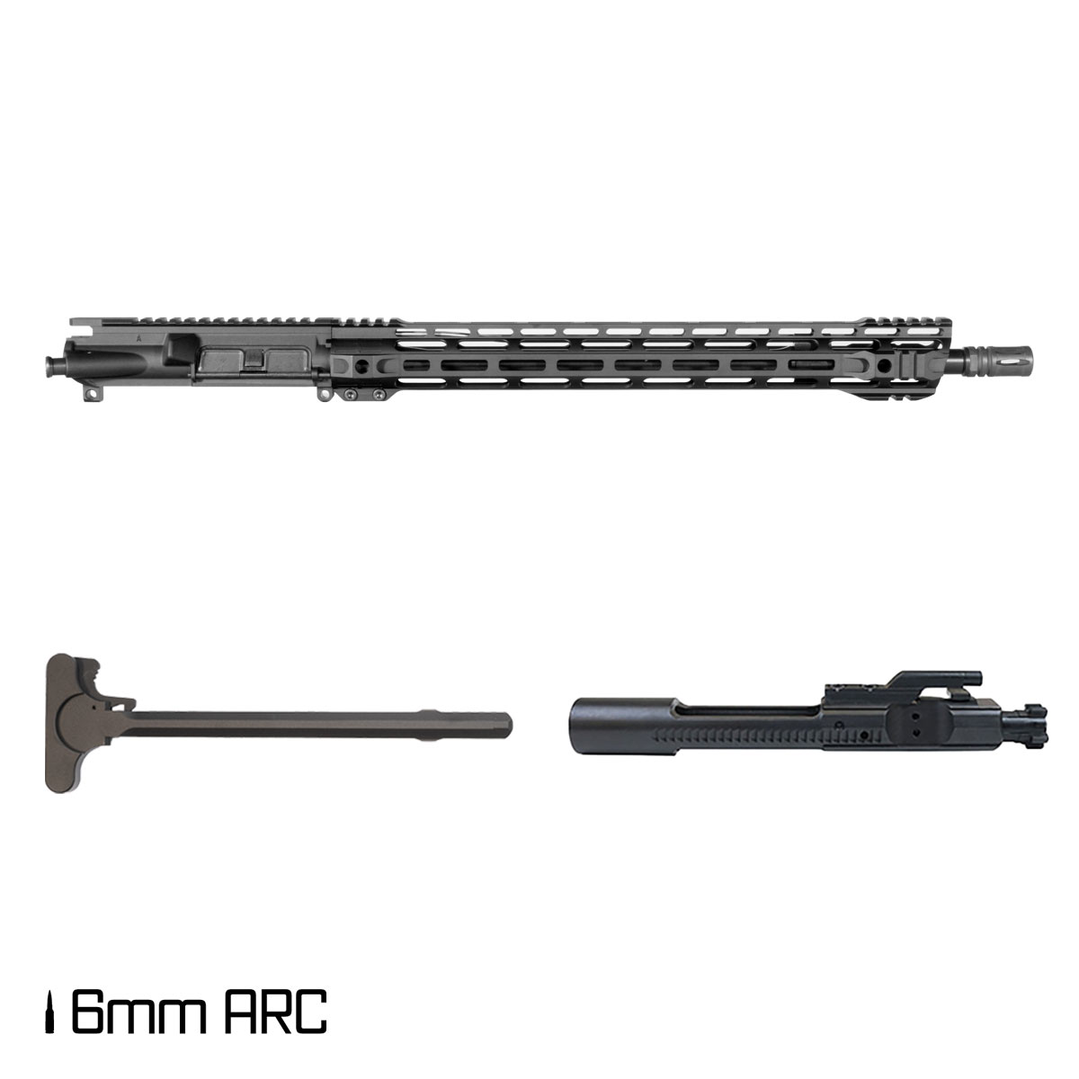 Davidson Defense Atriox 18-inch Rifle-Gas 1:7.5 6MM ARC AR-15 Freefloat M-Lok Handguard Rifle Complete Upper Build