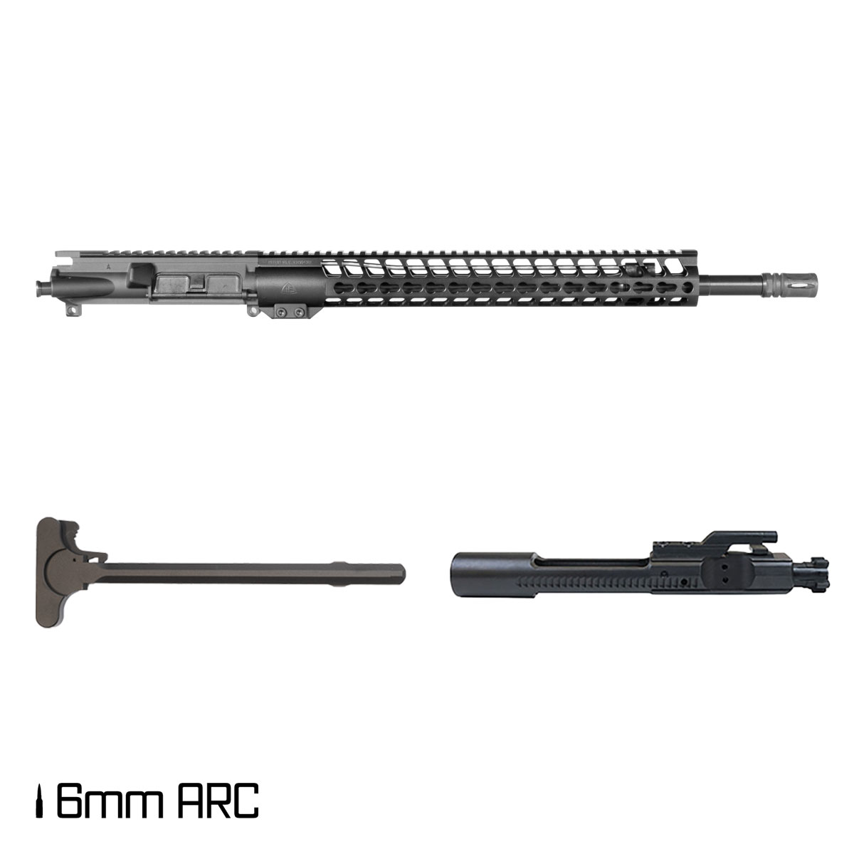 Davidson Defense Warden 18-inch Rifle-Gas 1:7.5 6MM ARC AR-15 Freefloat Keymod Handguard Rifle Complete Upper Build
