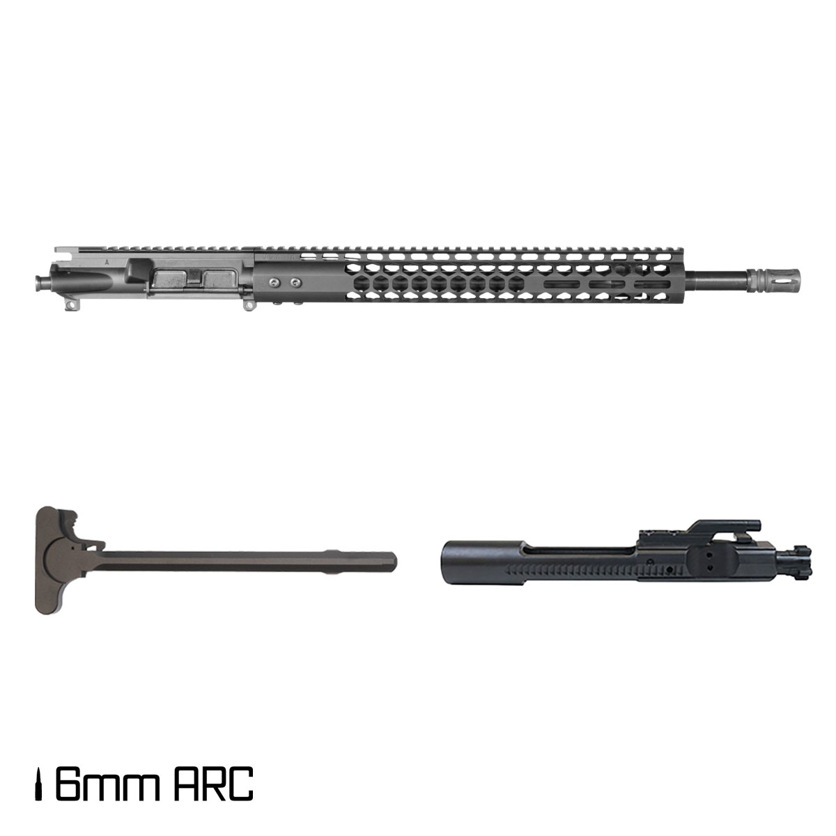 Davidson Defense Drakonis 18-inch Rifle-Gas 1:7.5 6MM ARC AR-15 Freefloat M-Lok Handguard Rifle Complete Upper Build