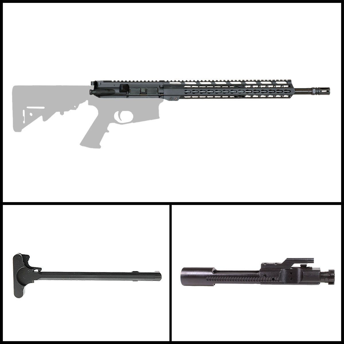 Davidson Defense 'Harvest Moon' 16-inch AR-15 7.62x39 Nitride Rifle Complete Upper Build