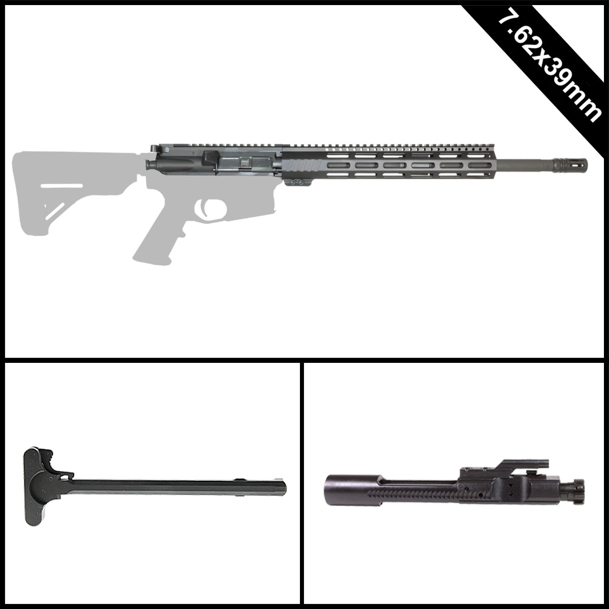 Davidson Defense Fossil Maker in 7.62 16-inch AR-15 7.62x39 Rifle Complete Upper Build