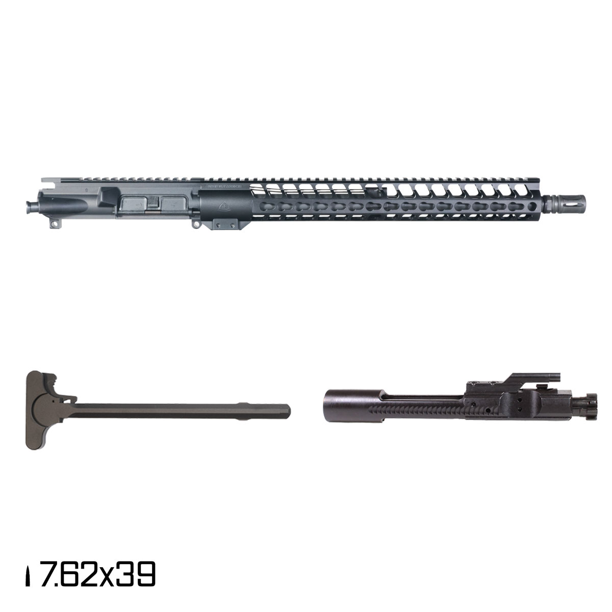 Davidson Defense Warden 16-inch Carbine-Gas 1:10 7.62x39 AR-15 Freefloat Keymod Handguard Rifle Complete Upper Build