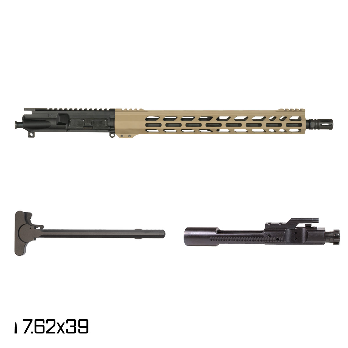 Davidson Defense Camel 16-inch Carbine-Gas 1:10 7.62x39mm AR-15 M-Lok Rifle Complete Upper Build