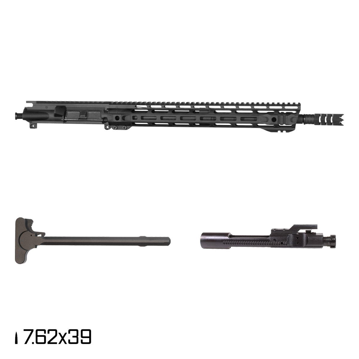 Davidson Defense Blackstar 16-inch Carbine-Gas 1:10 7.62x39mm AR-15 M-Lok Rifle Complete Upper Build