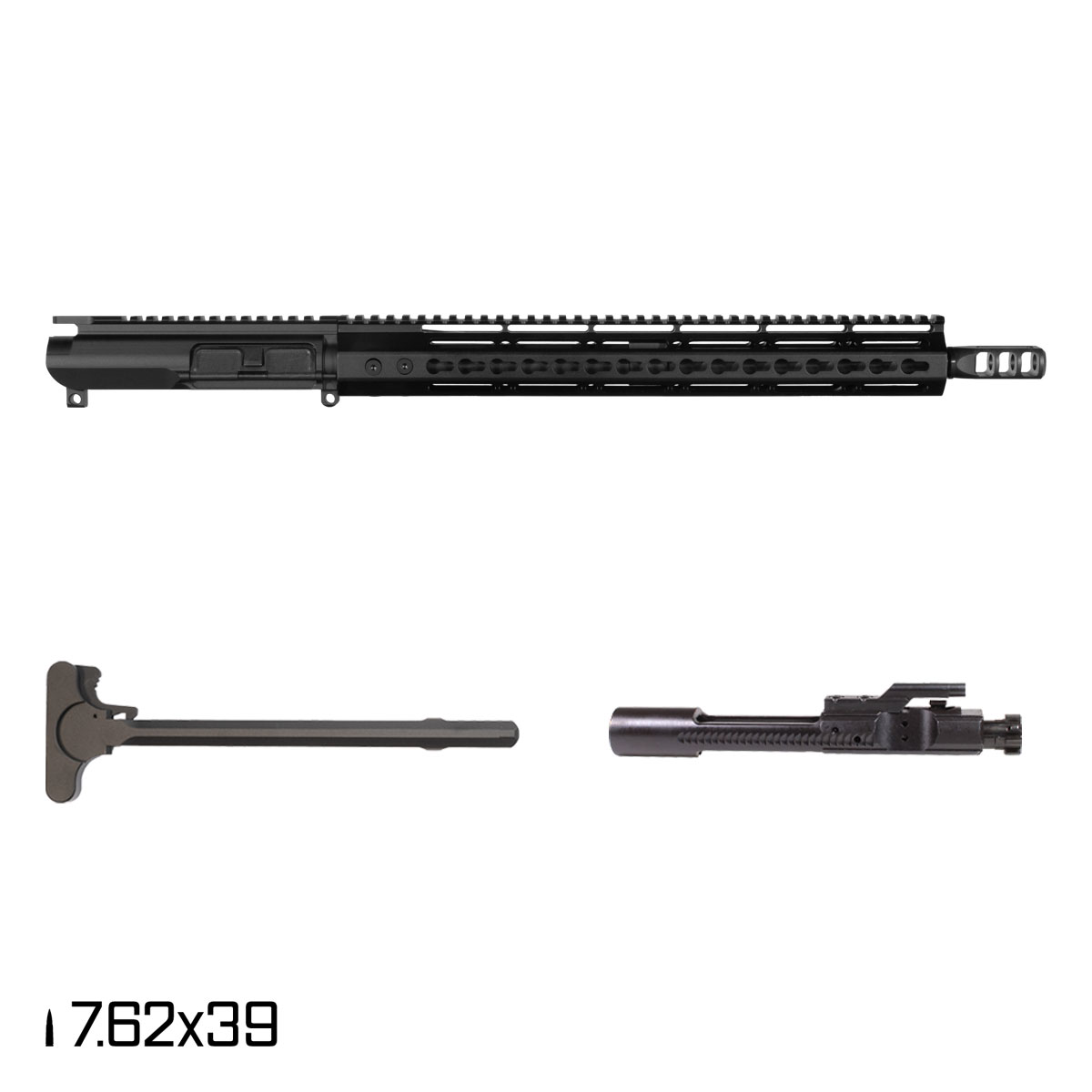 Davidson Defense Divot 16-inch Carbine-Gas 1:10 7.62x39mm AR-15 KeyMod Rifle Complete Upper Build
