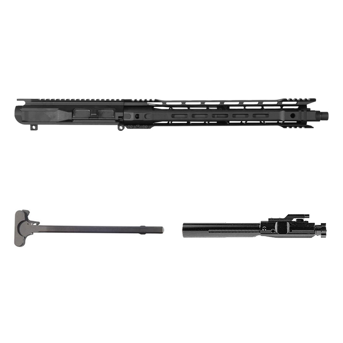 Davidson Defense Suppressor Ready Paragon 16-inch Carbine-Gas 1:3 8.6 BLK AR-10 Freefloat M-Lok Handguard Rifle Complete Upper Build