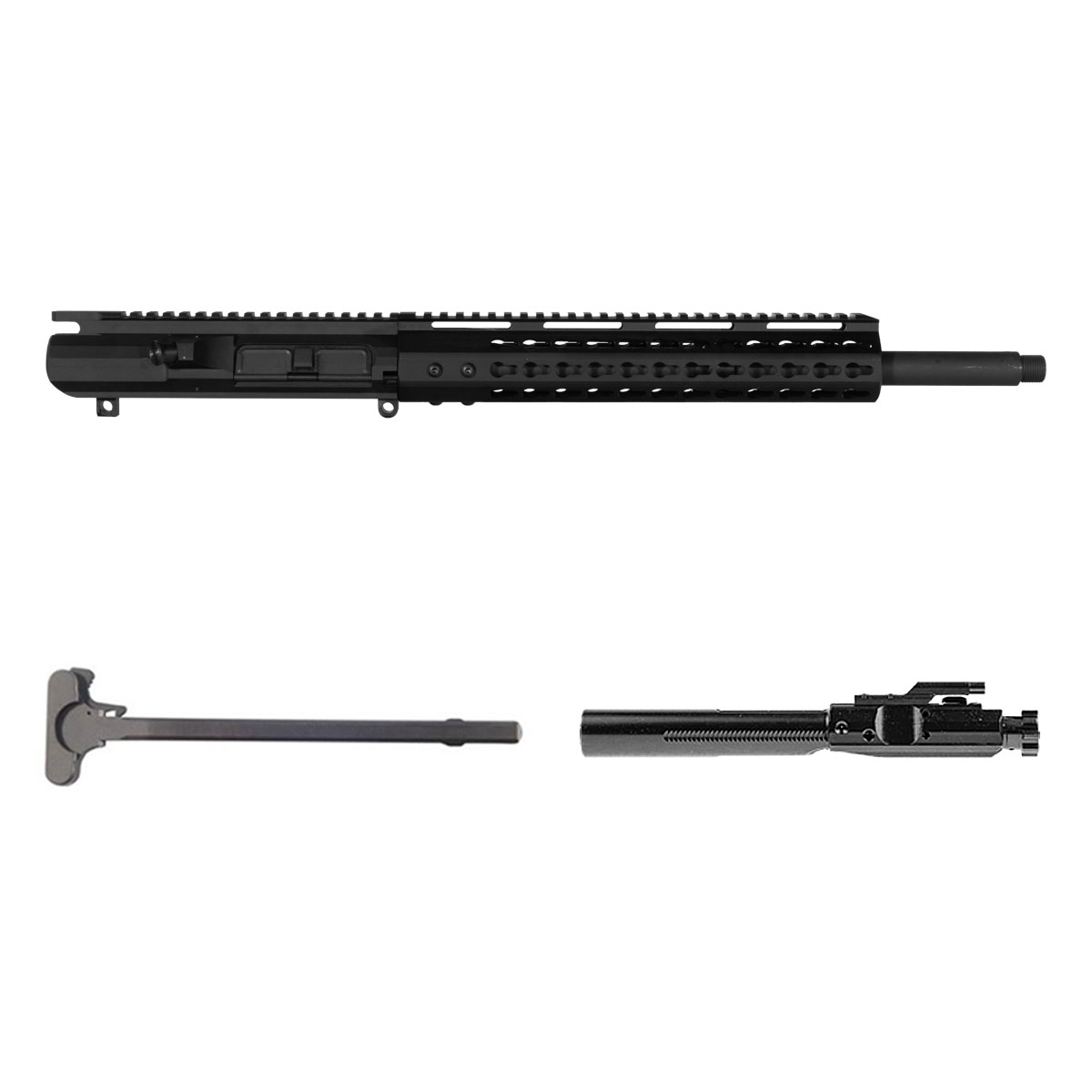 Davidson Defense Suppressor Ready Evermore 16-inch Carbine-Gas 1:3 8.6 BLK AR-10 Freefloat KeyMod Handguard Rifle Complete Upper Build