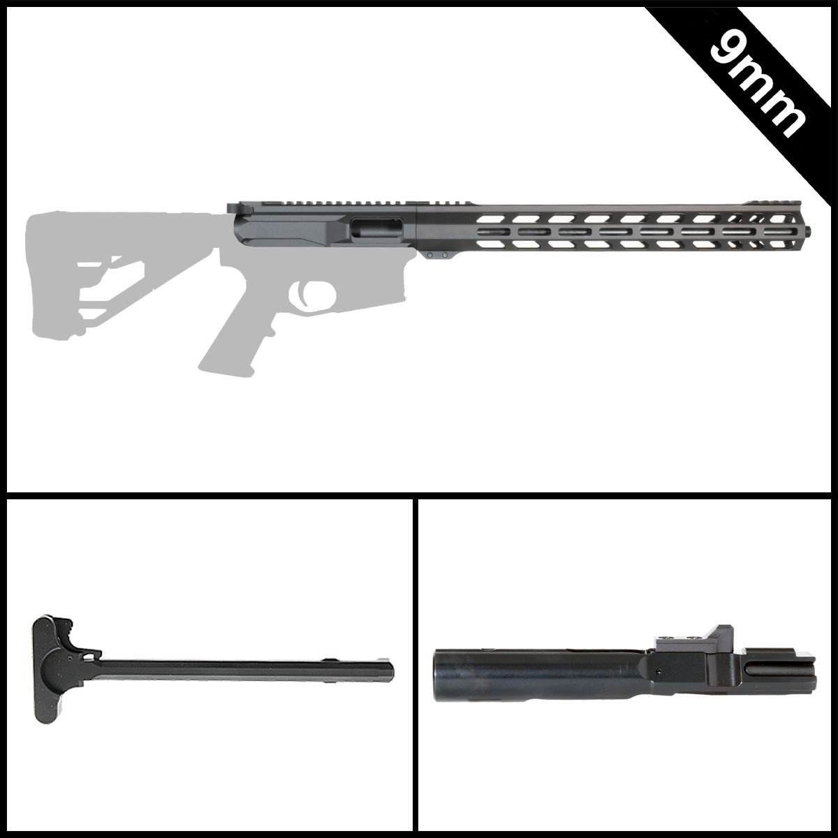 Davidson Defense Noldor (Suppressor Ready) 16-inch AR-15 9MM Rifle Complete Upper Build
