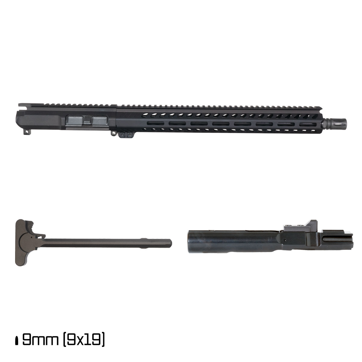 Davidson Defense Cutlass 16-inch 1:10 9MM AR-15 Freefloat M-Lok Handguard Rifle Complete Upper Build