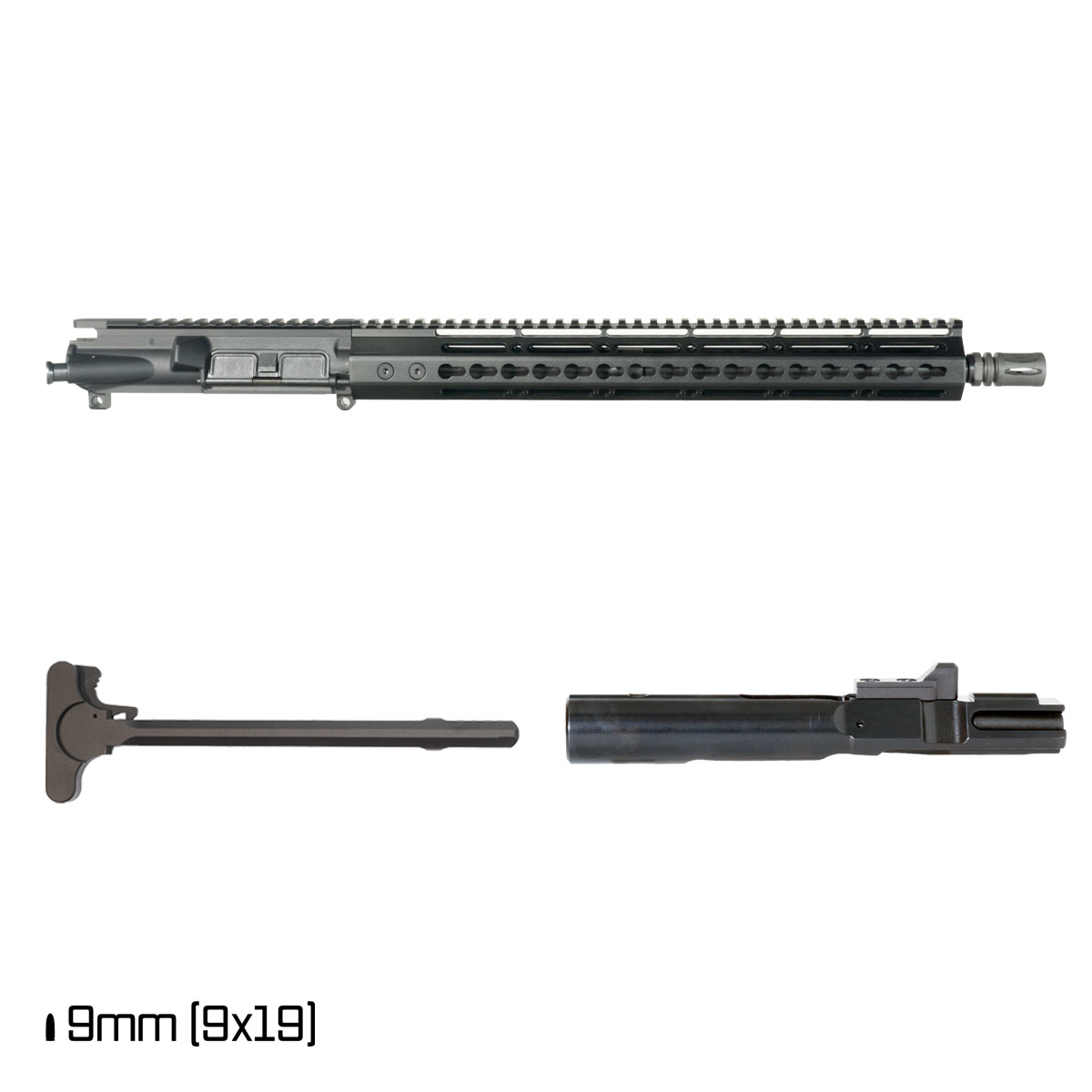 Davidson Defense Warden Duty 16-inch 1:10 9MM AR-9 Freefloat Keymod Handguard Rifle Complete Upper Build