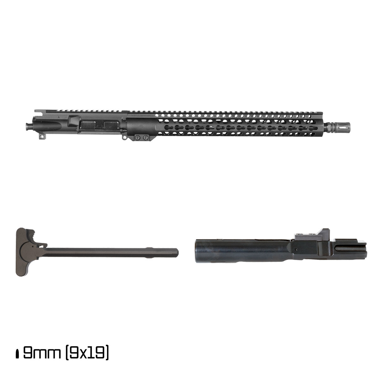 Davidson Defense Warden Patrol 16-inch 1:10 9MM AR-9 Freefloat Keymod Handguard Rifle Complete Upper Build