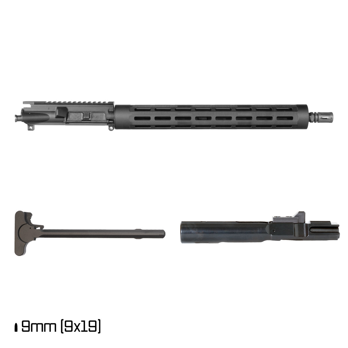 Davidson Defense Strike Spire 16-inch 1:10 9MM AR-9 Freefloat Tubular M-Lok Handguard Rifle Complete Upper Build