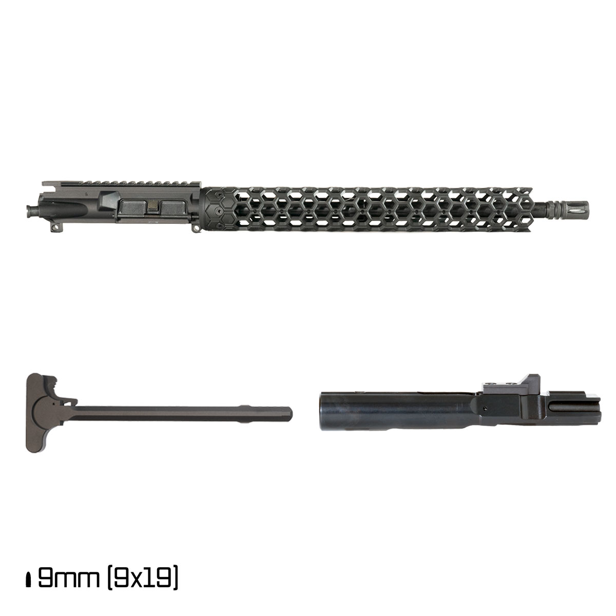 Davidson Defense Hex Specter 16-inch 1:10 9MM AR-9 Freefloat Ultra-Light Hex Handguard Rifle Complete Upper Build