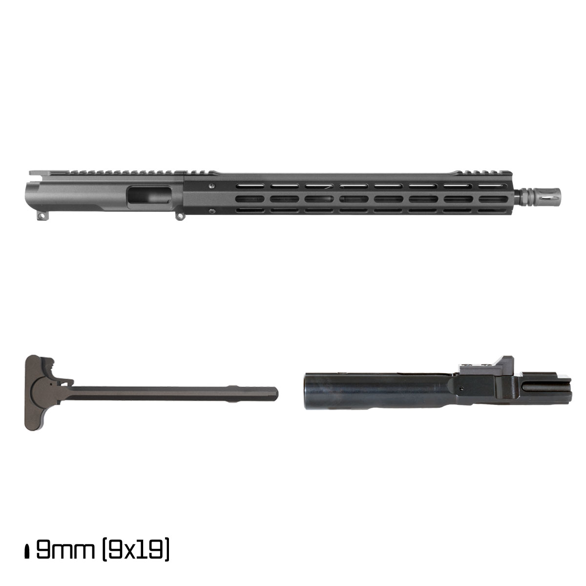 Davidson Defense Ronin Competition 16-inch 1:10 9MM AR-9 Freefloat M-Lok Handguard Rifle Complete Upper Build