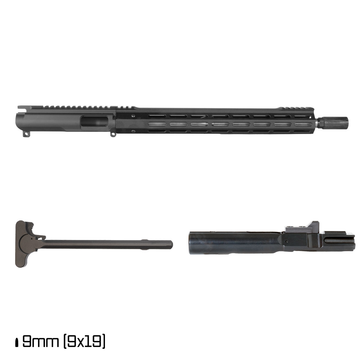 Davidson Defense Pappenheimer 16-inch 1:10 9mm AR-9 Freefloat M-Lok Handguard Rifle Complete Upper Build