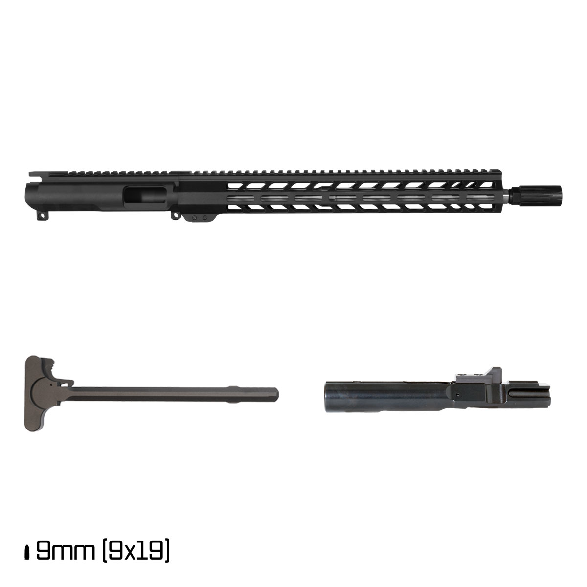 Davidson Defense Hail Mary 16-inch 1:10 9mm AR-9 Freefloat M-Lok Handguard Rifle Complete Upper Build