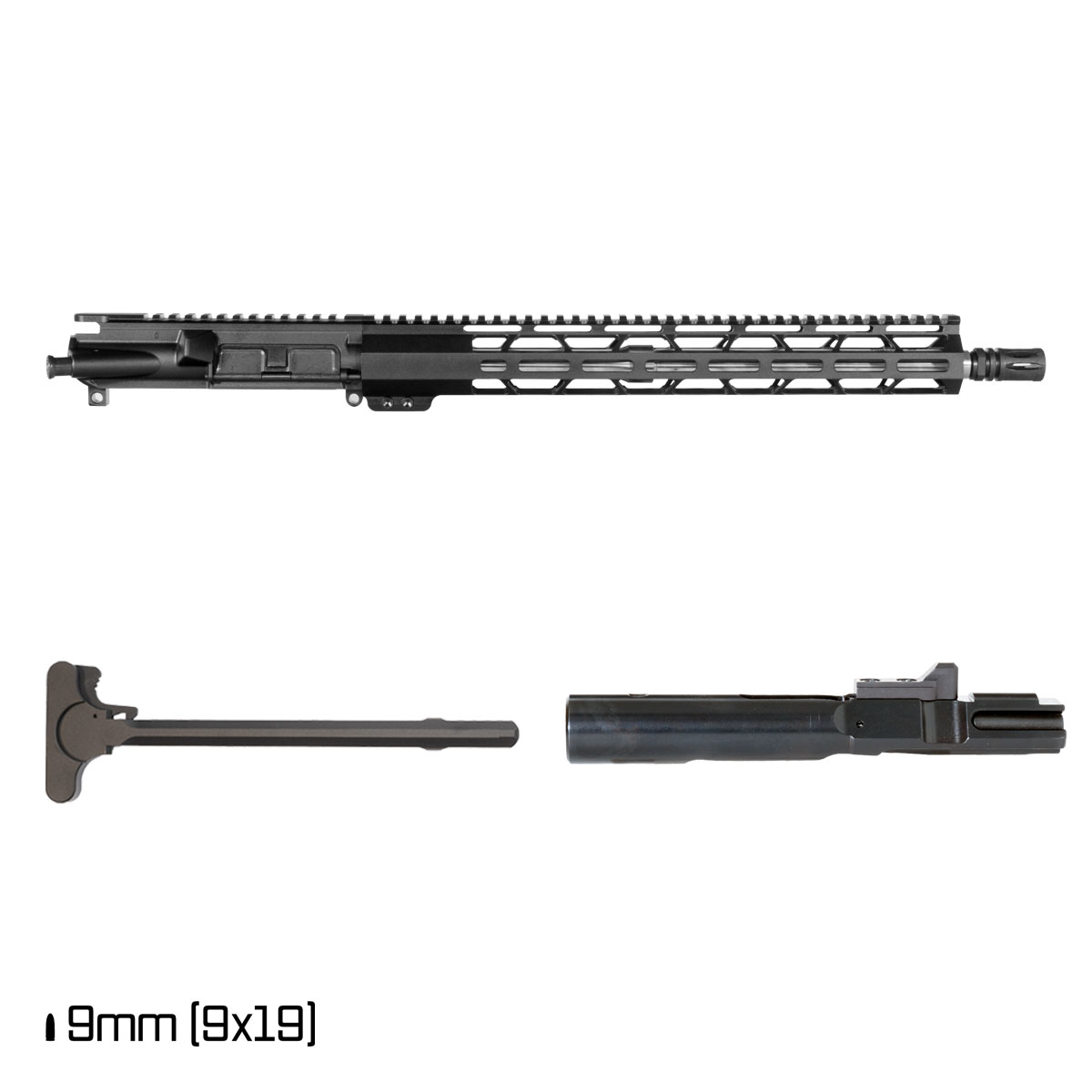 Davidson Defense Gythium 16-inch 1:10 9mm AR-9 Freefloat M-Lok Handguard Rifle Complete Upper Build