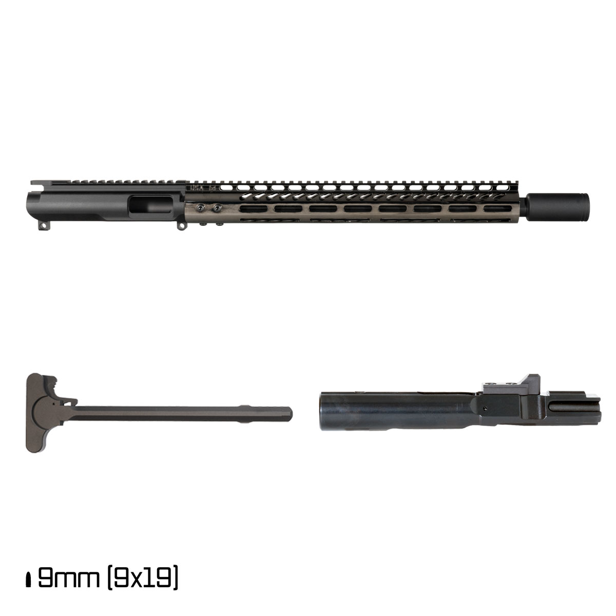 Davidson Defense Shadow 16-inch 1:10 9mm AR-9 Freefloat M-Lok Handguard Rifle Complete Upper Build