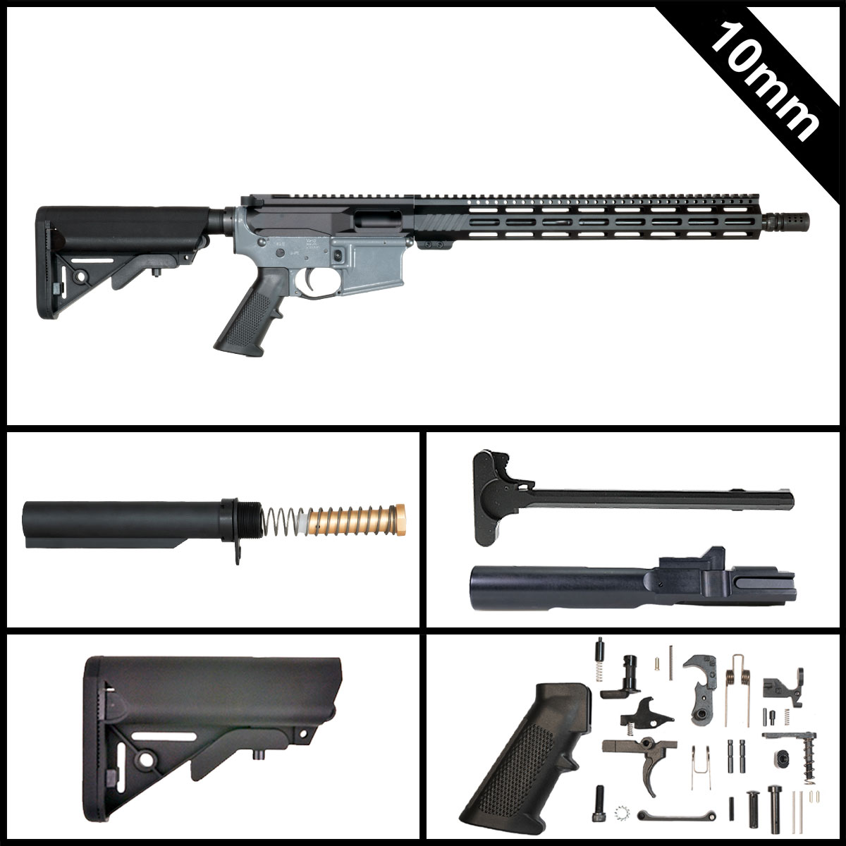 Davidson Defense Shadowfang 16-inch AR-15 10MM Rifle Full Build Kit