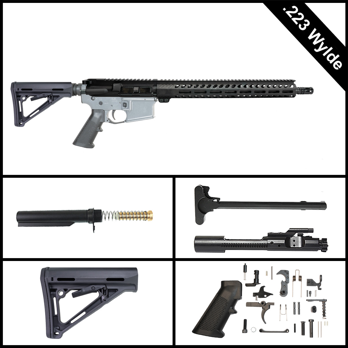 Davidson Defense Turambar 16-inch AR-15 .223 Wylde Rifle Full Build Kit